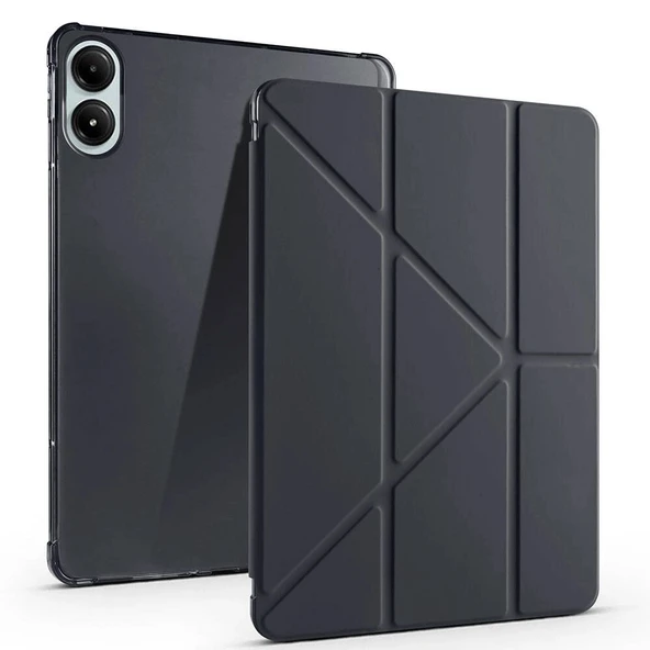 Xiaomi Redmi Pad Pro Kılıf Zore Tri Folding Kalem Bölmeli Standlı Kılıf ürün görseli 1