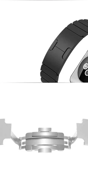 Apple Watch 7 45mm KRD-35 Metal Kordon - Resim 5