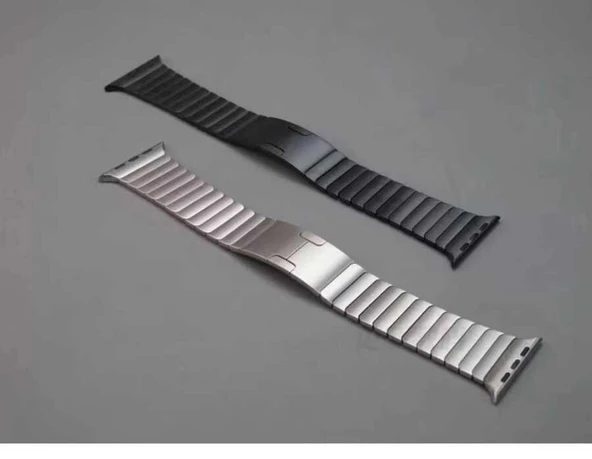 Apple Watch 7 45mm KRD-35 Metal Kordon - Resim 3