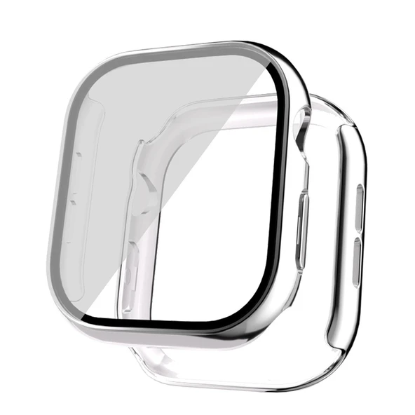 Apple Watch 10 46mm Sert PC Kasa Electroplatink Çerçeveli Ekran Koruyucu Zore Watch Gard 36 ürün görseli 1