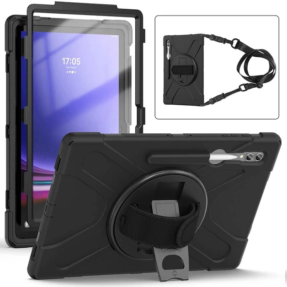 Galaxy Tab S10 Ultra Zore Defender Tablet Silikon - Resim 4