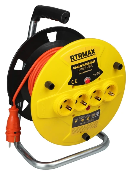 RTRMAX Makaralı Uzatma Kablosu Açık Tip 30 Metre 3x2,5 mm REM32530 ürün görseli 1