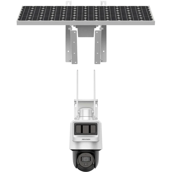 HIKVISION DS-2DE2C400IWG-K/4G/C09S20 4MP 2.8MM DAHILI SES / HOPARLOR IP66 PT DOME SOLAR IP KAMERA ürün görseli 1