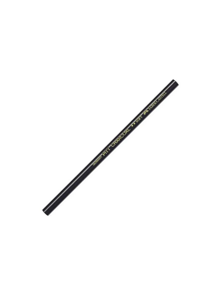Faber-Castell Pitt M.Chrome Nat. Kömür Kalem Siyah Yumuşak (6 Lı Paket) ürün görseli 1