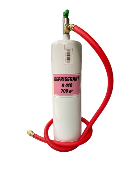 R410 Refrigerant Soğutucu Gaz 700 Gram+90 Cm Hortum+Vana ürün görseli 1