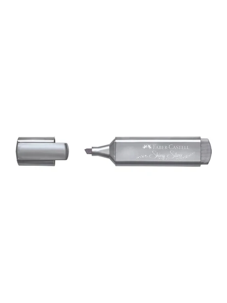 Faber-Castell Fosforlu Kalem Metalik Gümüş (10 Lu Paket) 5030154661 ürün görseli 1