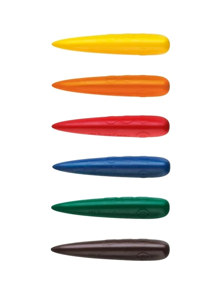 Faber-Castell Parmak Mum Boya 6 Renk 528240404 ürün görseli 1