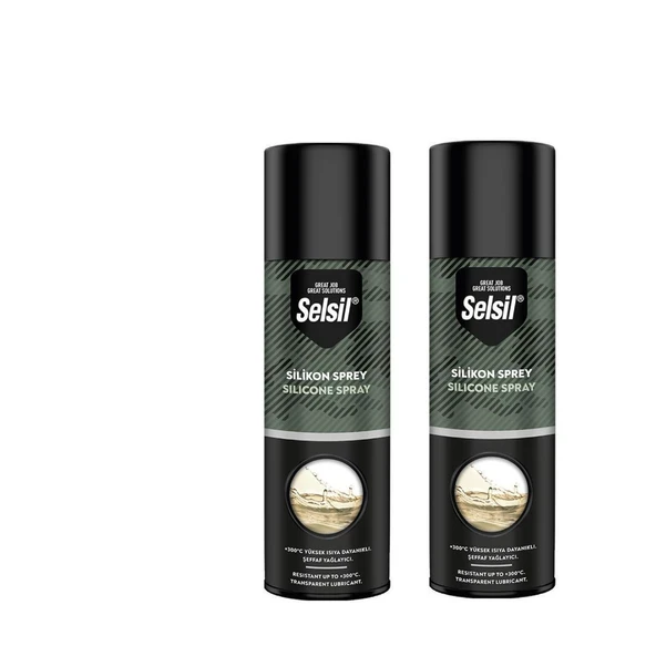 Selsil Silikon Sprey 500 ml x 2 Adet ürün görseli 1