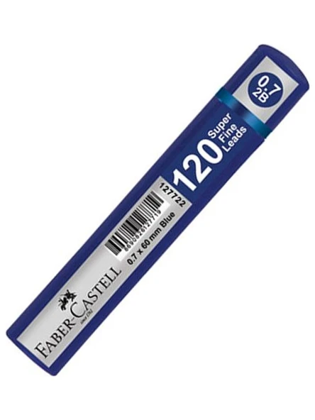 Faber-Castell Grip Min Versatil Kalem Ucu 0.7 Mm 2B 60Mm 120Li Mavi Tüp (12 Tüp) ürün görseli 1