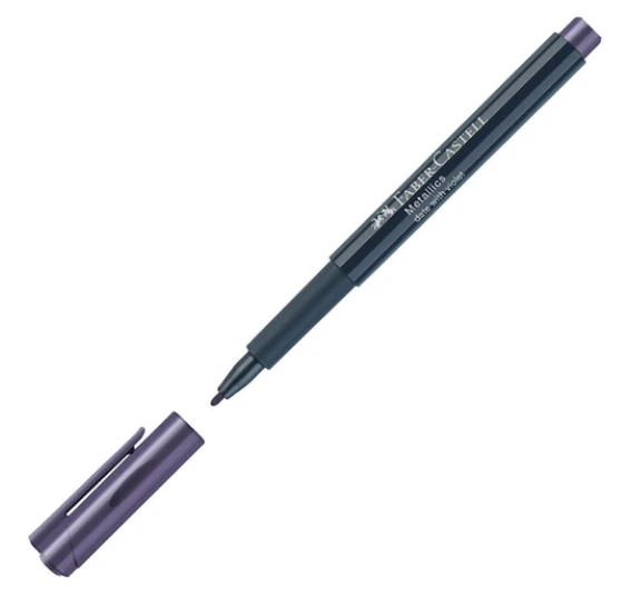 Faber-Castell Metalik Markör Kalem Lavanta (10 Lu Paket) 5040160736000 ürün görseli 1