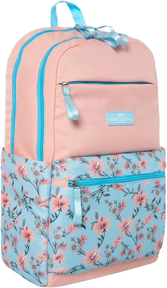 Faber-Castell Flower Okul Sırt Çantası Pembe 5177000125000 ürün görseli 1