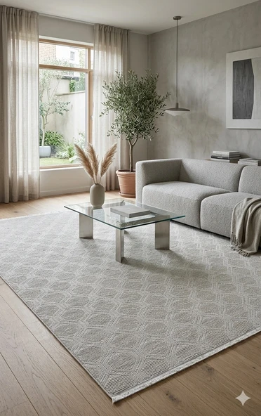 Padişah Halı 150x233 Sümela Koleksiyonu 39142-060 Krem ürün görseli 1