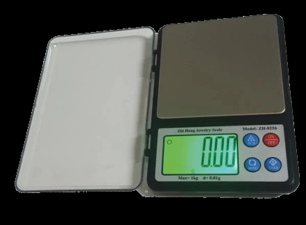 Diamond Dijital Göstergeli Lcd Ekran Hassas Terazi Zh-8256 (1 Kg-0.01) ürün görseli 1
