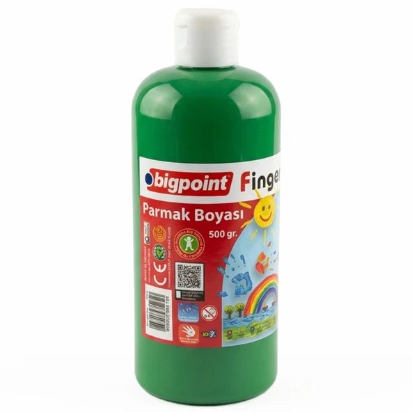 Bigpoint Parmak Boyası 500 gram Yeşil ürün görseli 1