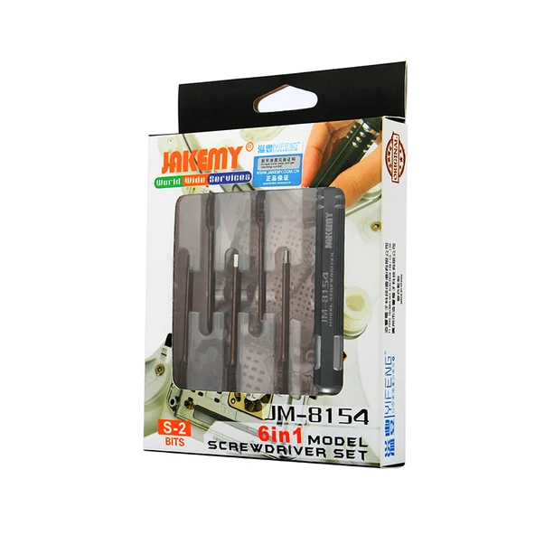 Jakemy 6 Parça Tornavida Seti JM-8154 - Resim 3
