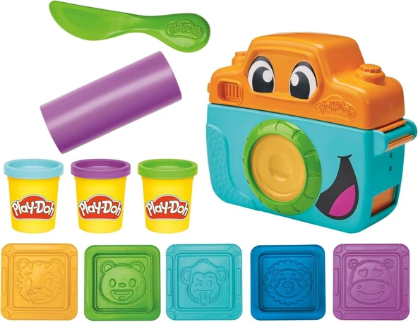 Play-Doh Photo Fun Oyuncak Kamera Oyun Hamuru Seti ürün görseli 1