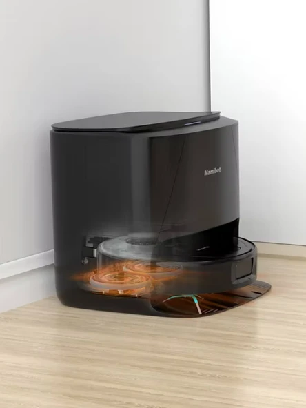MAMIBOT ULTRA M10 OTM.YIKAMALI - ÇÖP İSTASYONLU ROBOT SÜPÜRGE VE PASPAS + AUTOWASH SICAK HAVA ILE KUTURMA YENI LDS NAVIGASYONLU ürün görseli 1