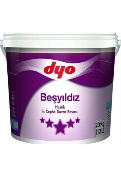 Dyo Besyildiz Plastik Iç Cephe Duvar Boyası Belce Beji 10 Kg ürün görseli 1