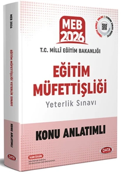 2026 MEB Eğitim Müfettişliği Yeterlilik Sınavı Konu Anlatımlı Data ürün görseli 1