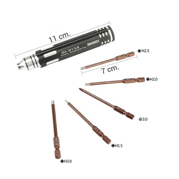 Jakemy 6 Parça Tornavida Seti JM-8154 - Resim 2
