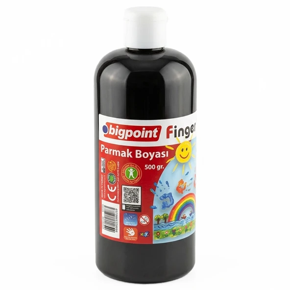 Bigpoint Parmak Boyası 500 gram Siyah ürün görseli 1