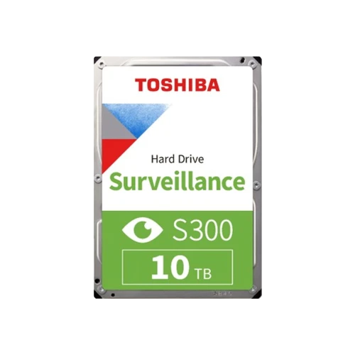 TOSHIBA S300 PRO, MD10ADA10TV, 3.5", 10TB, 512Mb 7200 Rpm, 7/24 Güvenlik HDD (Türkiye Distribütörü Garantili) ürün görseli 1
