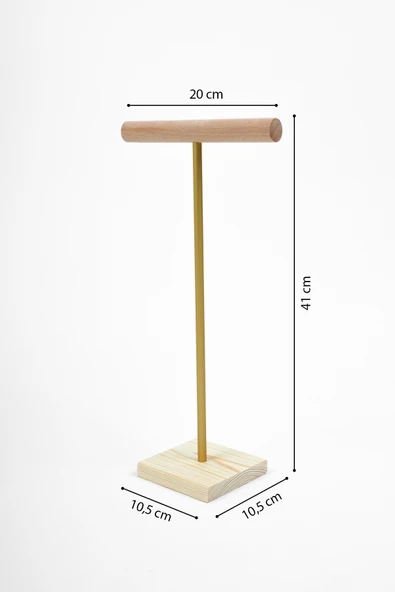 Ahşap Modern Tasarım Takı Standı - Resim 5