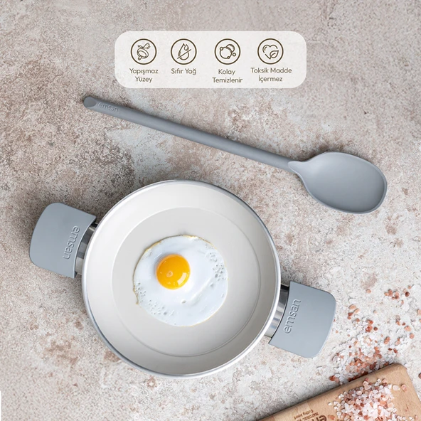 Emsan Swiss Cyrstal RS Sahan Gri 20 cm ürün görseli 1