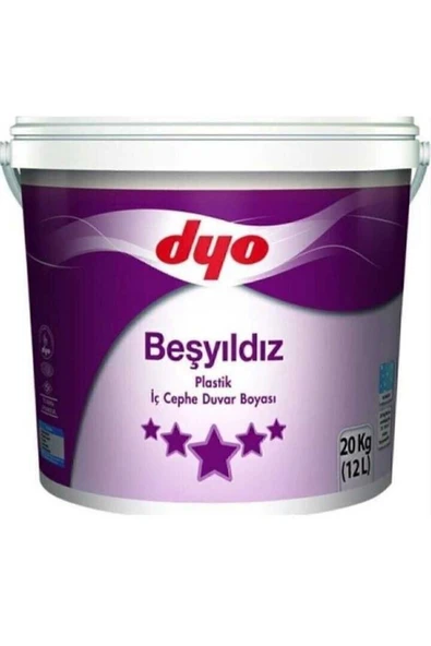 Dyo Besyildiz Plastik Iç Cephe Duvar Boyası 3,5kg Alaçatı Rengi ürün görseli 1