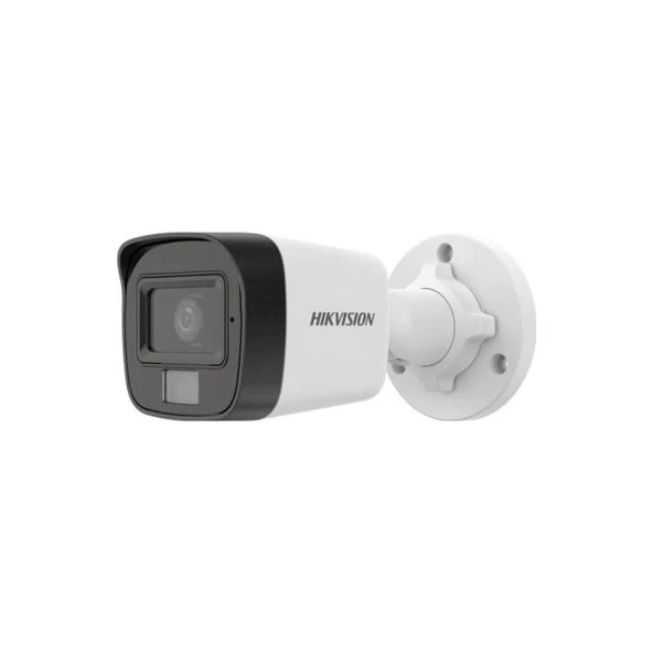 HIKVISION DS-2CD1021G2-LIUF 2Mpix, 2,8mm Lens,  H265+,20Mt Gece Görüşü, Hybrid Light, SD Kart,Dahili Mikrofon, PoE, Bullet IP Kamera ürün görseli 1