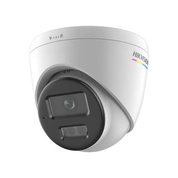 HIKVISION DS-2CD1347G2H-LIUF, 4Mpix, 2,8mm Lens, H265+, 30Mt Gece Görüşü, Dahili Mikrofon, Color Vu Lite, Full Time Color, Dome IP Kamera ürün görseli 1