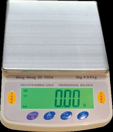 Diamond Dijital Göstergeli Profesyonel Hassas Kuyumcu Terazi Nvz-1978 Dj602a (3 Kg-0.01) ürün görseli 1