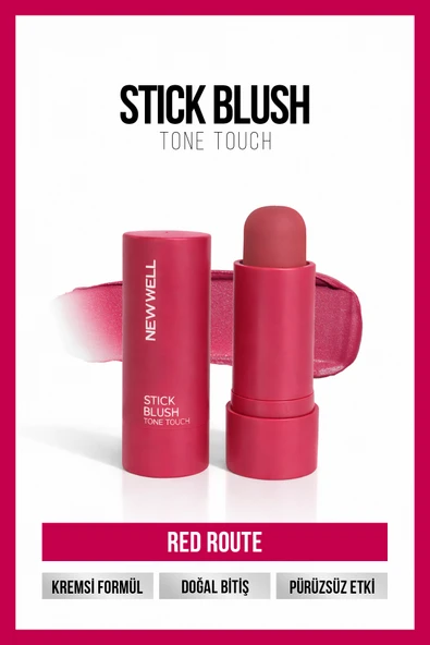 Stick Blush Tone Touch Red Route 06 – Stick Allık ürün görseli 1
