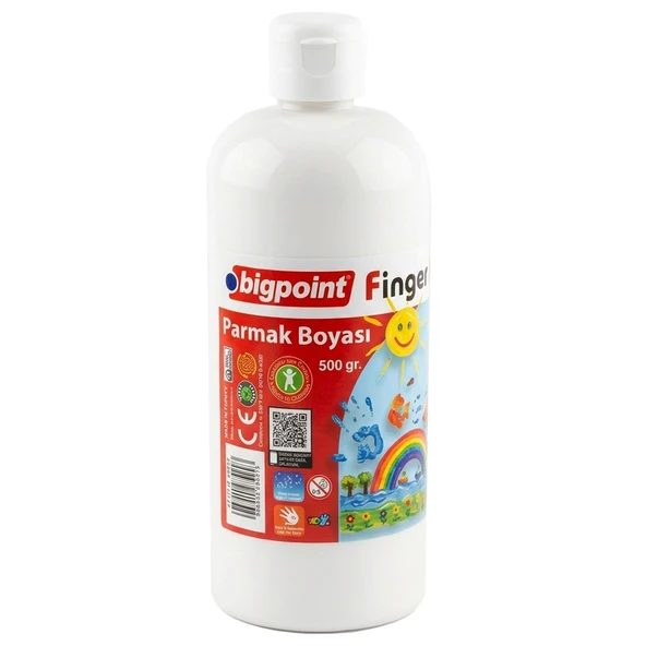 Bigpoint Parmak Boyası 500 gram Beyaz ürün görseli 1