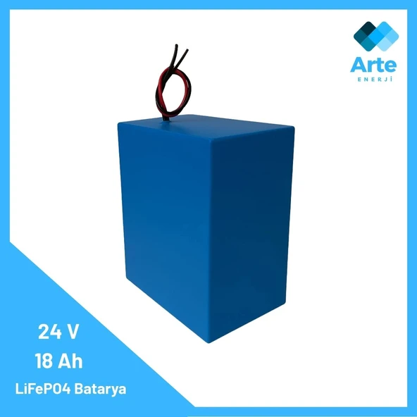 24V 18Ah LiFePO4 Batarya – Yüksek Verimli Taşınabilir Lityum Enerji Çözümü ürün görseli 1