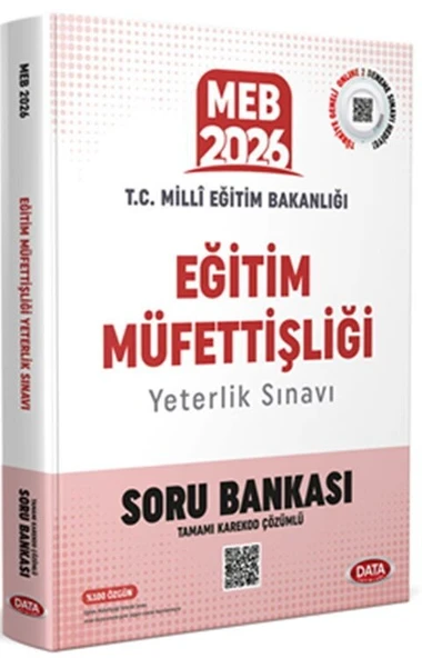 2026 MEB Eğitim Müfettişliği Yeterlilik Sınavı Soru Bankası Data ürün görseli 1