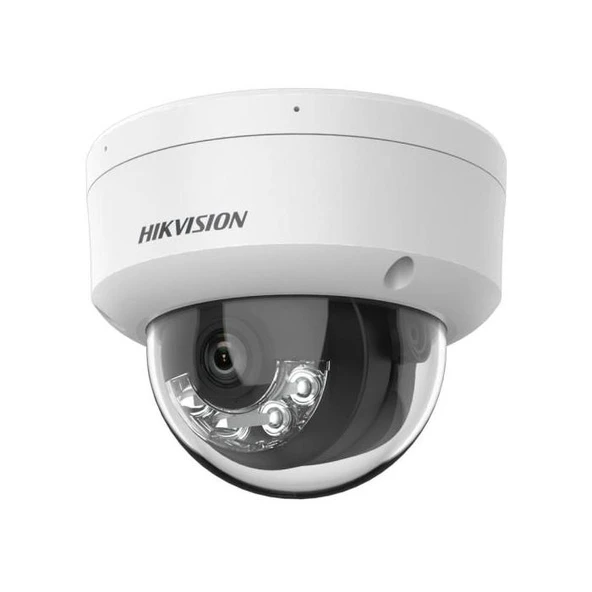 HIKVISION DS-2CD1121G2-LIUF 2Mpix, 2,8mm Lens, H265+, Hybrid Light,  20Mt Gece Görüşü, PoE, Mikrofonlu Dome IP Kamera ürün görseli 1