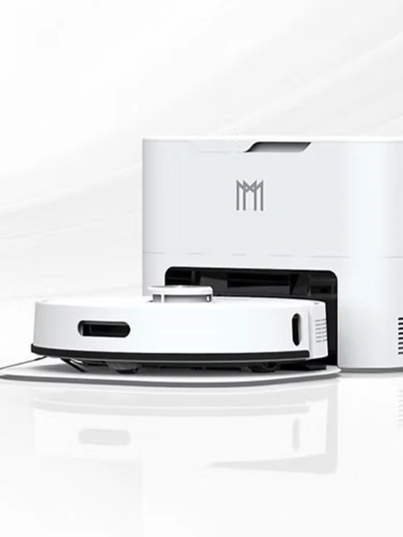 MAMİBOT EXVAC800S ÇÖP İSTASYONLU ROBOT SÜPÜRGE VE PASPAS YENİ LDS NAVİGASYONLU ürün görseli 1