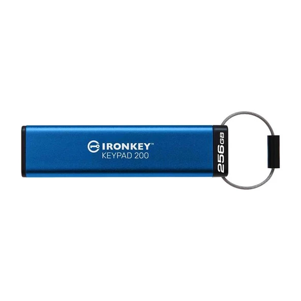 Kingston IKKP200-256GB 256GB IronKey Keypad 200, FIPS 140-3 Lvl 3 (Pending) Flash Bellek ürün görseli 1