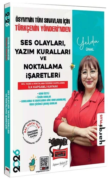 Yargı 2026 KPSS YKS TYT AYT Türkçenin Yönderinden Ses Olayları, Yazım Kuralları ve Noktalama İşaretleri Konu Anlatımlı Soru Bankası Çözümlü - Yelda Ünal Yargı Yayınları ürün görseli 1