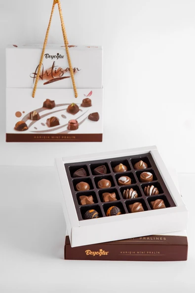 Artizan Dolgulu Karışık Pralin Çikolata Çantalı 160 Gr. ürün görseli 1