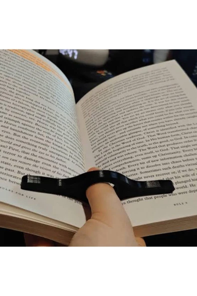 Parmak Delikli Kitap Sayfa Tutucu Okuma Aparatı Renk ürün görseli 1