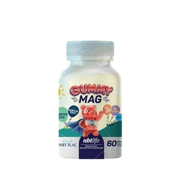 NBTLife Gummy MAG Kids Magnezyum 60 Gummies ürün görseli 1