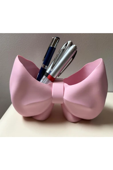 glowify prime glowify prime Fiyonklu Renkli Organizer – Makyaj Fırçalık, Kalemlik ve Aksesuar Düzenleyici Pembe ürün görseli 1