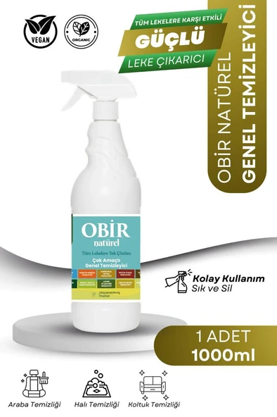 OBİR Genel Temizleyici (2 Adet 1 Lt) - Resim 4