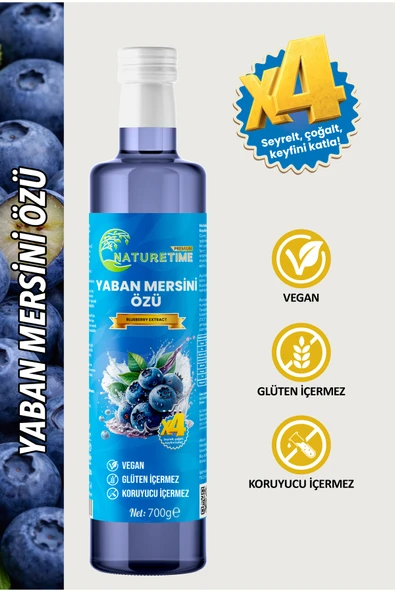 Naturetime Premium Yaban Mersini Özü 700 gr Katkısız Doğal Organik Pestisit & Ağır Metal İçermez Analizli ürün görseli 1