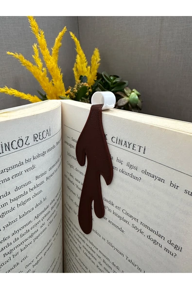 Americano Kitap Ayracı: Kahve Severler Için Benzersiz Kitap Ayracı! KAHVERENGİ ürün görseli 1