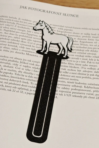 glowify prime glowify prime Sevimli Oturan At Şeklinde Kitap Ayracı - Tatlı At Kitap Ayracı Beyaz/AT ürün görseli 1