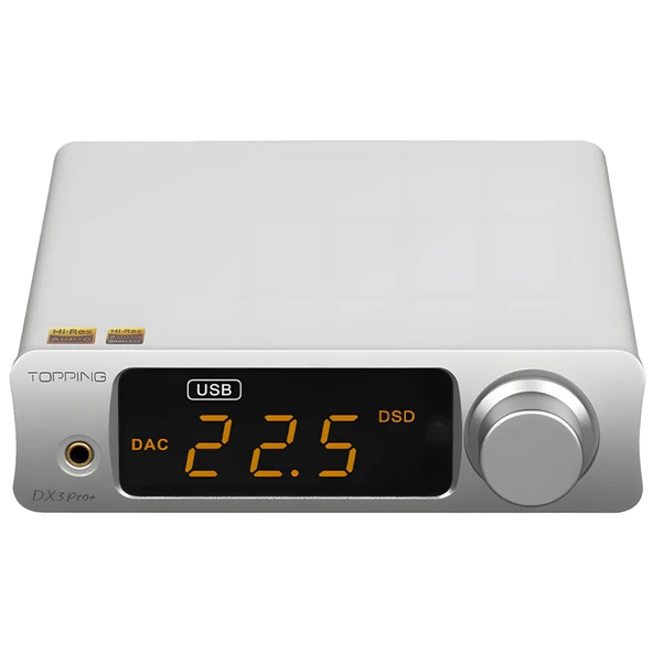 Topping Audio DX3 Pro + DAC & Kulaklık Amplifikatörü (Silver) ürün görseli 1