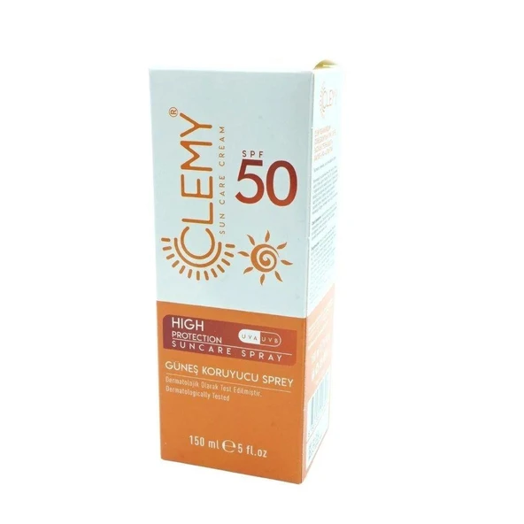 CLEMY GUNES KORUYUCU SPREY SPF50 150ML ürün görseli 1